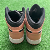 Jordan Pink Quartz Mid 1s Size 6.5Y