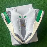 Jordan Lucky Green 3s Size 12W/10.5M