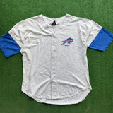 Vintage Buffalo Bills Baseball Jersey Shirt Size XL