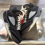 Jordan Black Metallic 5s Size 9.5