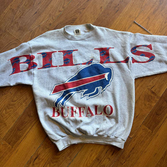 Vintage Buffalo Bills Spellout Crewneck Size XL