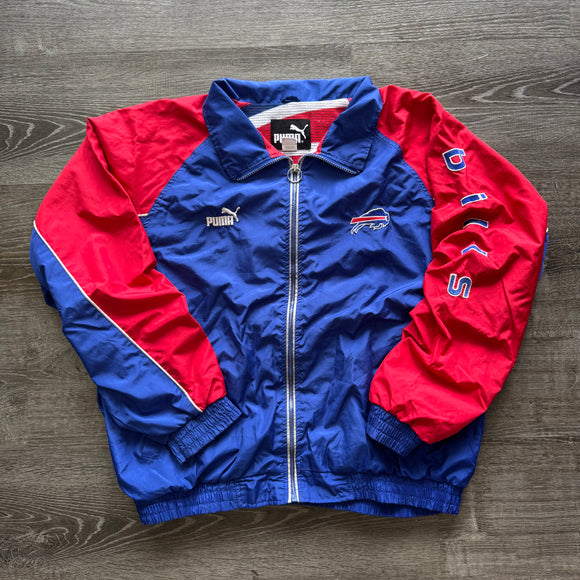 Vintage Buffalo Bills Windbreaker Jacket Size XL