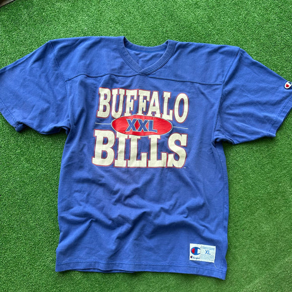 Vintage Buffalo Bills V Neck Tee Size XL