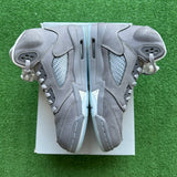 Jordan Wolf Grey 5s Size 6.5Y