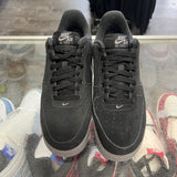 Nike Jewel Black/Grey Air Force 1s Size 8.5
