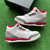 Jordan Cardinal 3s Size 6.5Y