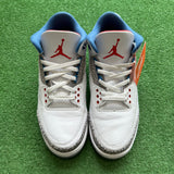 Jordan True Blue 3s Size 9