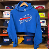 Vintage Buffalo Bills Hoodie Crop Top Size L