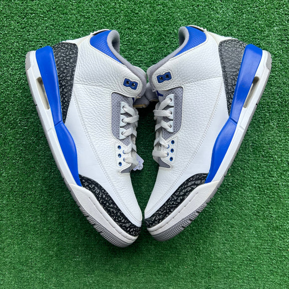Jordan Racer Blue 3s Size 11