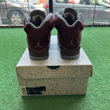 Jordan Burgundy 5s Size 5Y