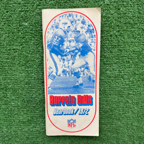 Vintage Buffalo Bills 1972 Team Yearbook