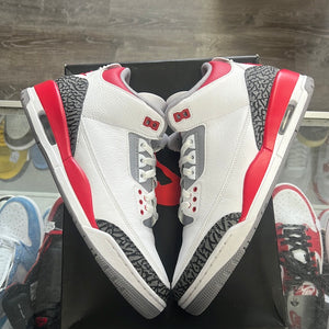 Jordan Fire Red 3s Size 10.5