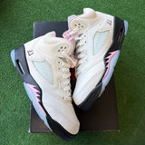 Jordan Medium Soft Pink 5s Size 5.5Y