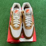Nike Light Bone Black Air Max 1s Size 10.5