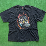 Vintage Harley Davidson Looney Tunes Tee Size XXL