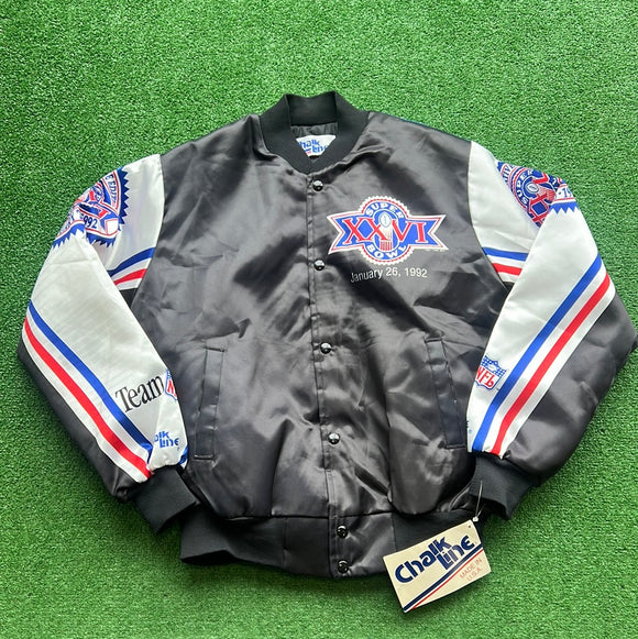 Vintage Buffalo Bills Super Bowl ChalkLine Jacket Size XL