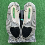 Jordan Green Glow 3s Size 10