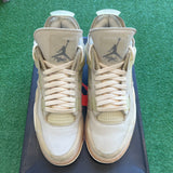 Jordan Off White Sail 4s Size 12W/10.5M