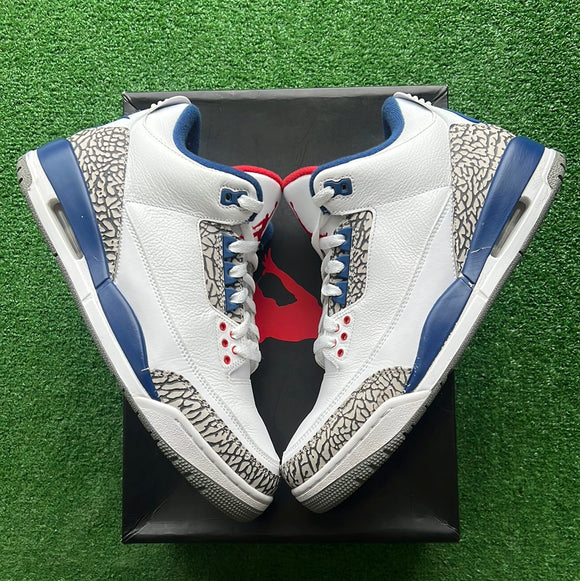 Jordan True Blue 3s Size 10.5