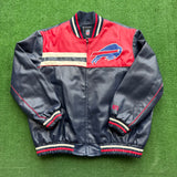 Vintage Buffalo Bills Leather Jacket Size XXL