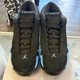 Jordan University Black Blue 14s Size 8.5