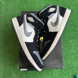 Jordan Black Smoke Grey Mid 1s Size 13