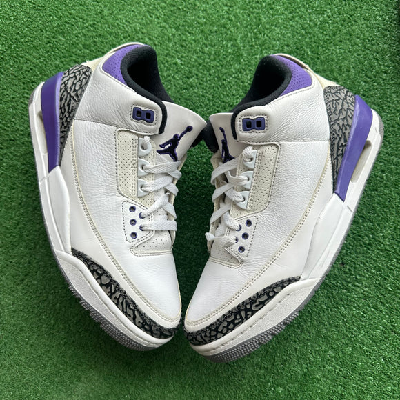 Jordan Dark Iris 3s Size 9