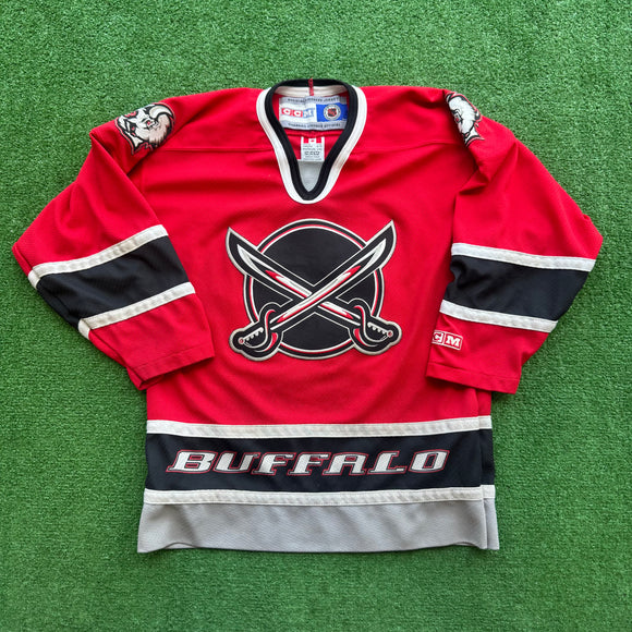 Vintage Buffalo Sabres Ryan Miller Size Youth L/XL