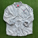 Vintage Buffalo Bills Denim Shirt Size XL