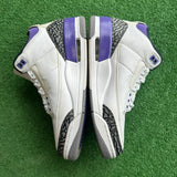 Jordan Dark Iris 3s Size 9