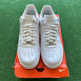 Nike White Low Air Force 1s Size 10.5