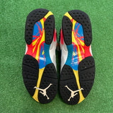Jordan White Multicolor 8s Size 12