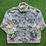 Vintage Buffalo Bills Levi Jean Jacket Size M