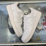 Nike White Low Air force 1s Size 10