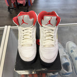 Jordan Fire Red 5s Size 5Y