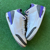 Jordan Dark Iris 3s Size 13
