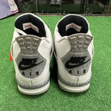 Jordan White Cement 4s Size 10.5
