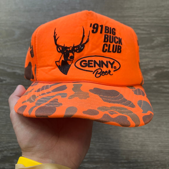 Vintage Camo Genesee Beer Hat
