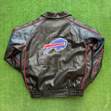 Vintage Buffalo Bills Leather Jacket Size M