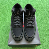 Jordan Black Cat 3s Size 10