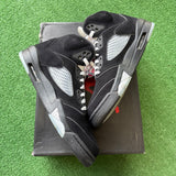 Jordan Black Metallic 5s Size 11