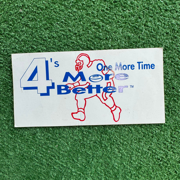 Vintage Buffalo Bills Bumper Sticker