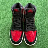 Jordan Patent Bred 1s Size 5Y