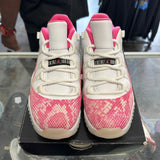 Jordan Pink Snake Skin Low 11s Size 8W/6.5M