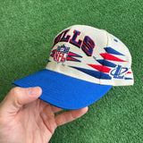 Vintage Buffalo Bills Logo Athletic Pro Line Diamond Cut Snapback Hat