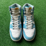 Nike Blue Chill High Dunk Size 11.5