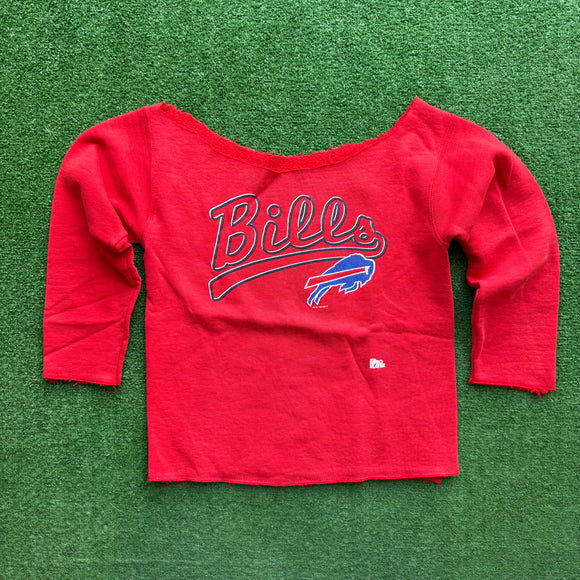 Vintage Buffalo Bills Chopped Crewneck Size S/M