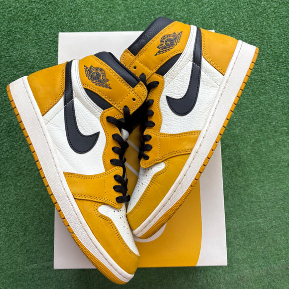 Jordan Yellow Ochre 1s Size 10