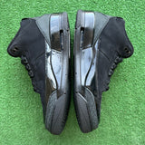 Jordan Black Cat 3s (Replacement Laces Missing Insoles) Size 12