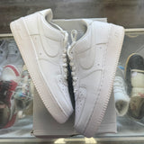 Nike White Low Air Force 1s Size 12